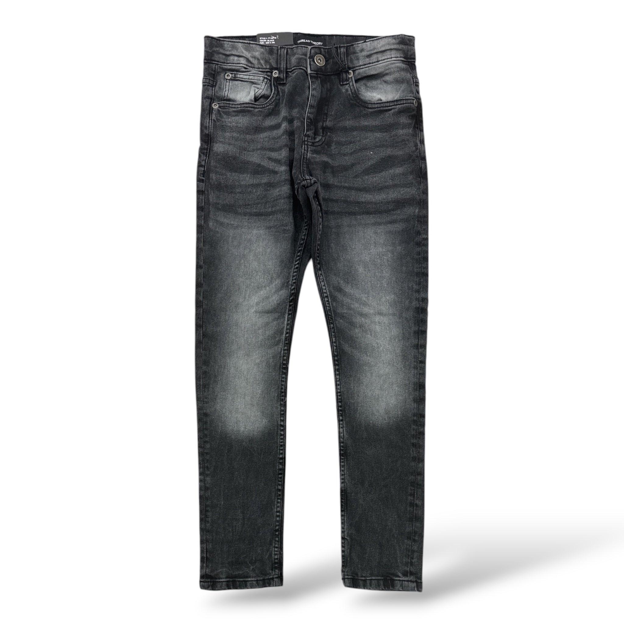 Thread Theory '0110' Skinny Jeans- Black
