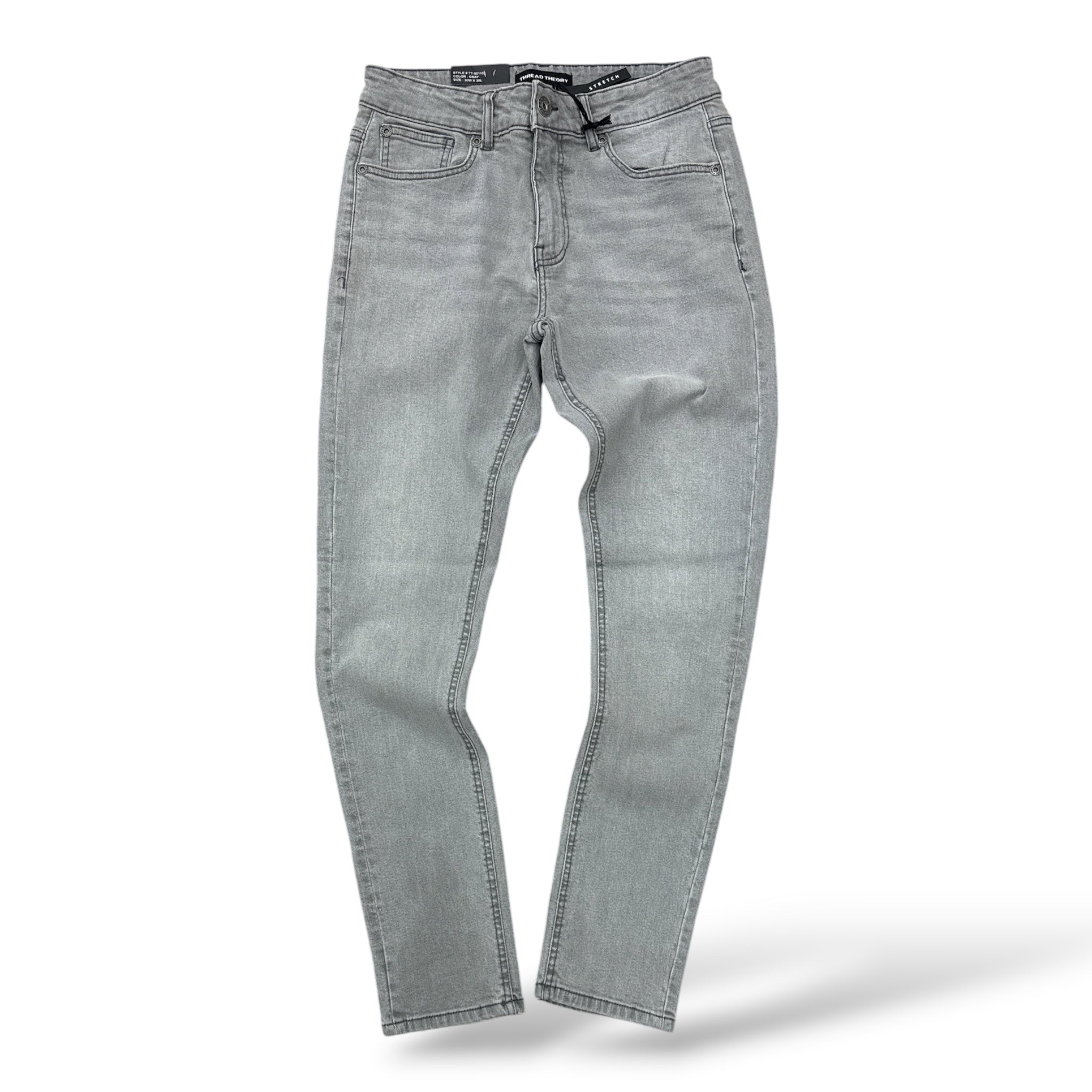 Thread Theory '0110' Skinny Jeans- Gray