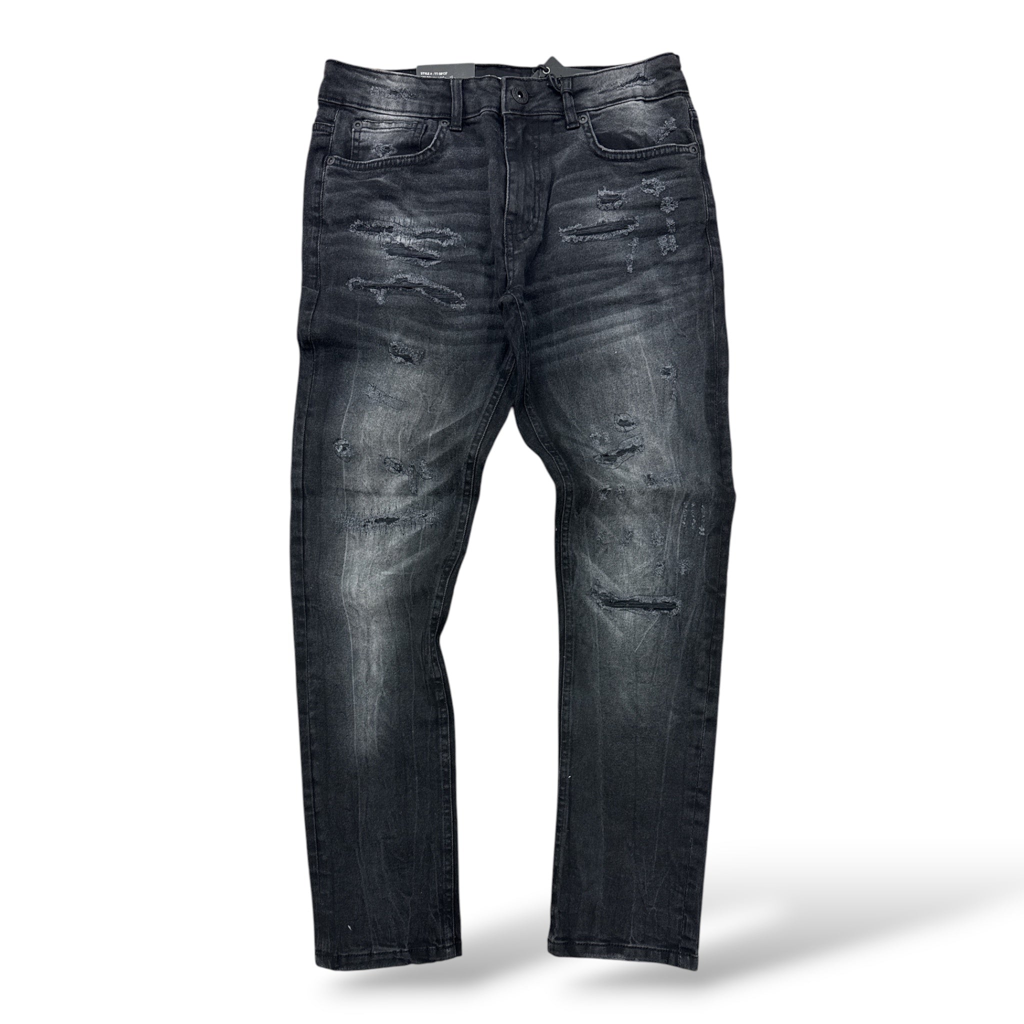 Thread Theory '0137' Skinny Jeans- Black