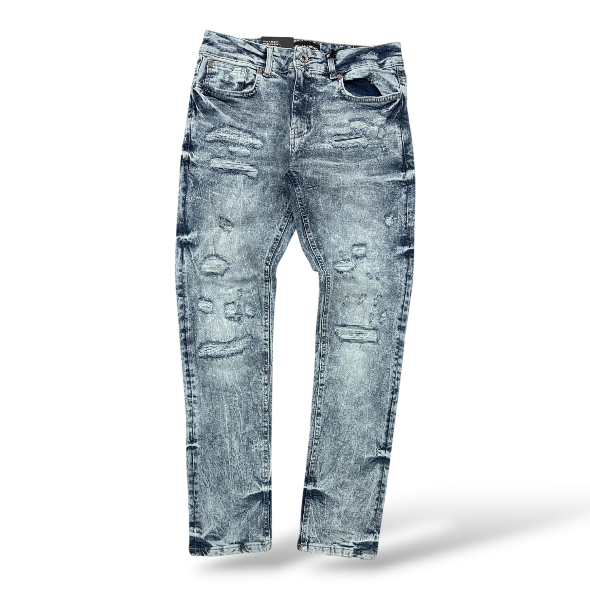 Thread Theory '0137' Skinny Jeans- Ice Blue