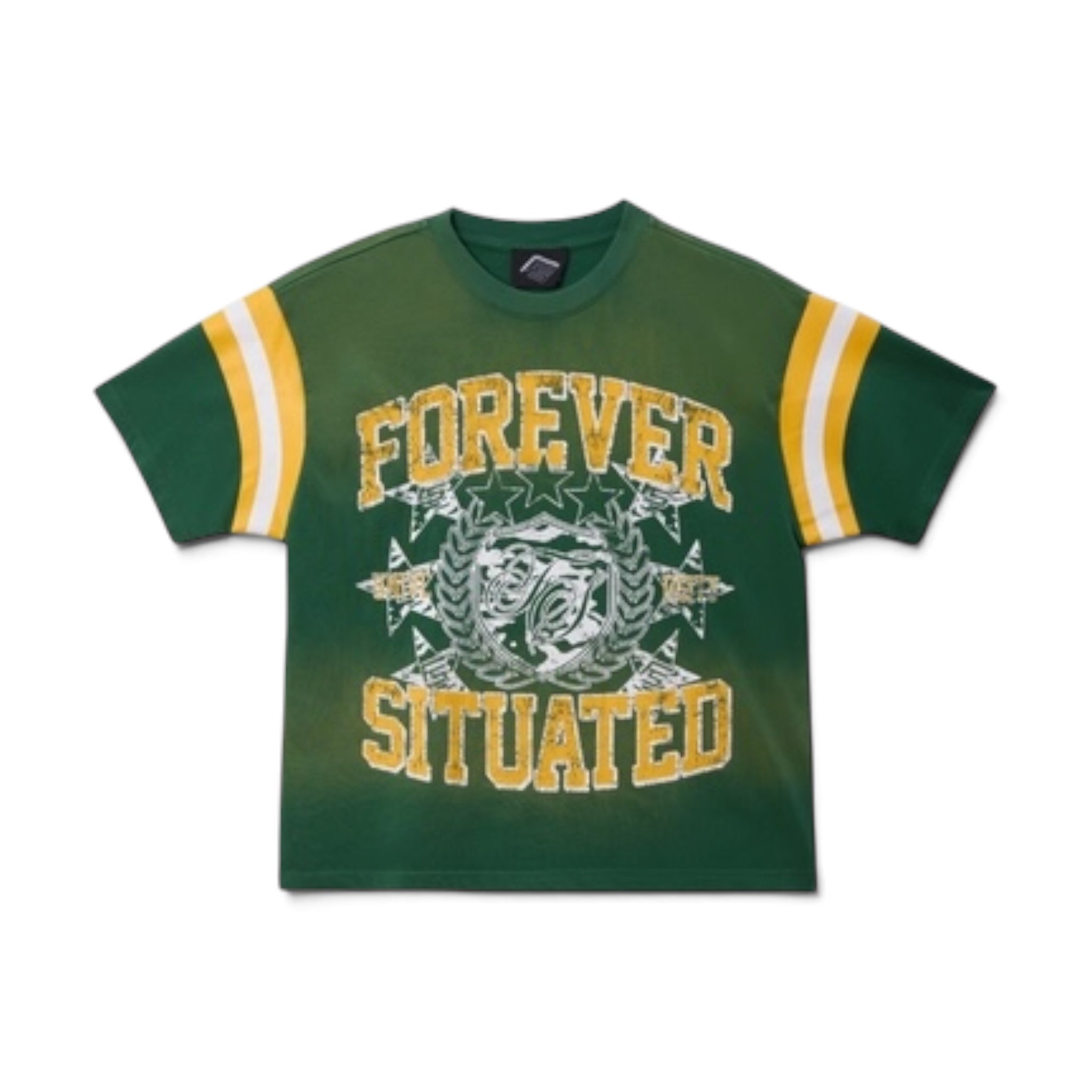 Forever Situated University Shirt- Green