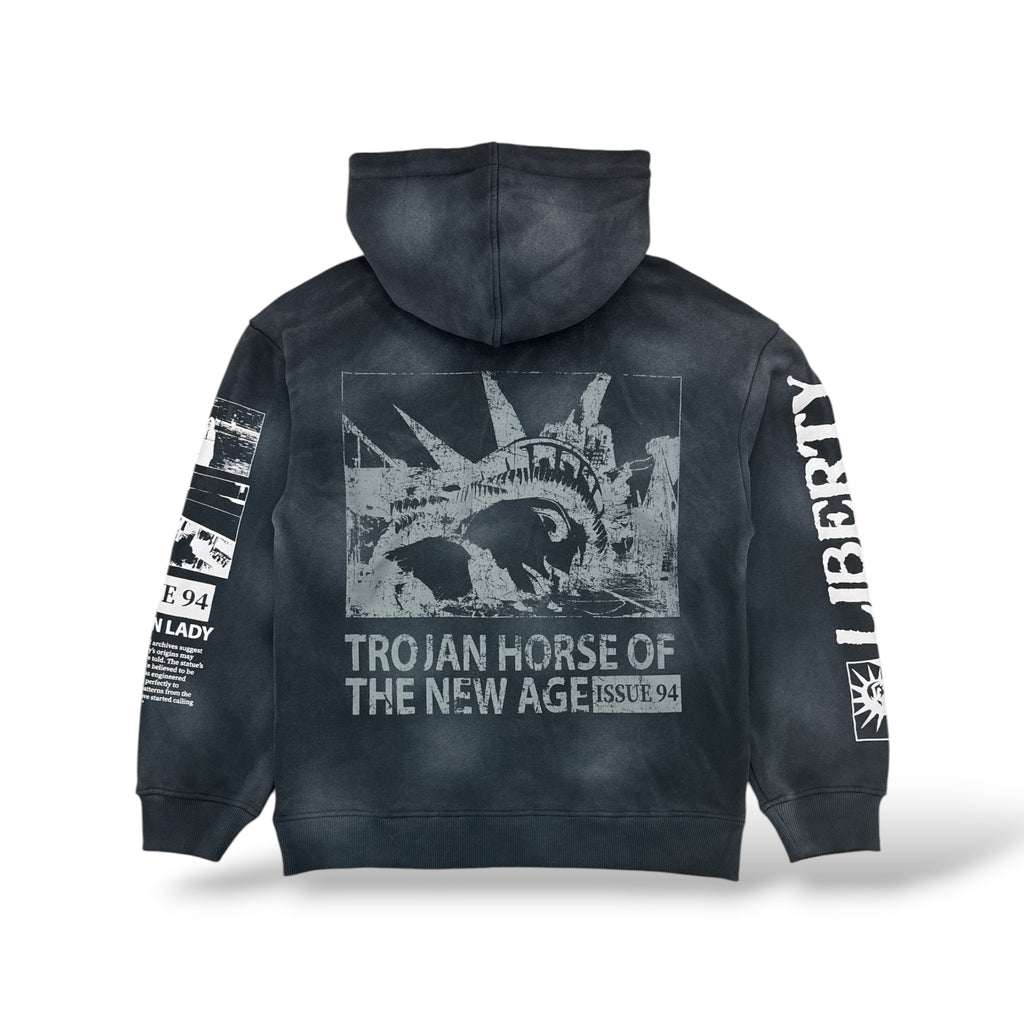 PJ Mark 'Liberty Lies' Hoodie- Black