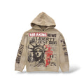 PJ Mark 'Liberty Lies' Hoodie- Khaki