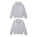 Forever 'FS Nylon' Track Zip Up Jacket- Grey