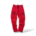 Royal Blue '304' Cargo Nylon Pants- Red