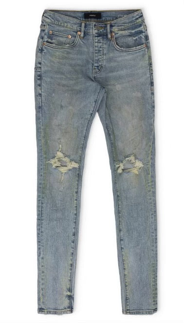 Purple P001-LBV Skinny Jeans- Lt Indigo