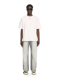 Off-White Paint Arrows Skate T-Shirt- Fade Out Mauve Mor