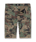 JC Camo Shorts With Shreds- Vintage Camo