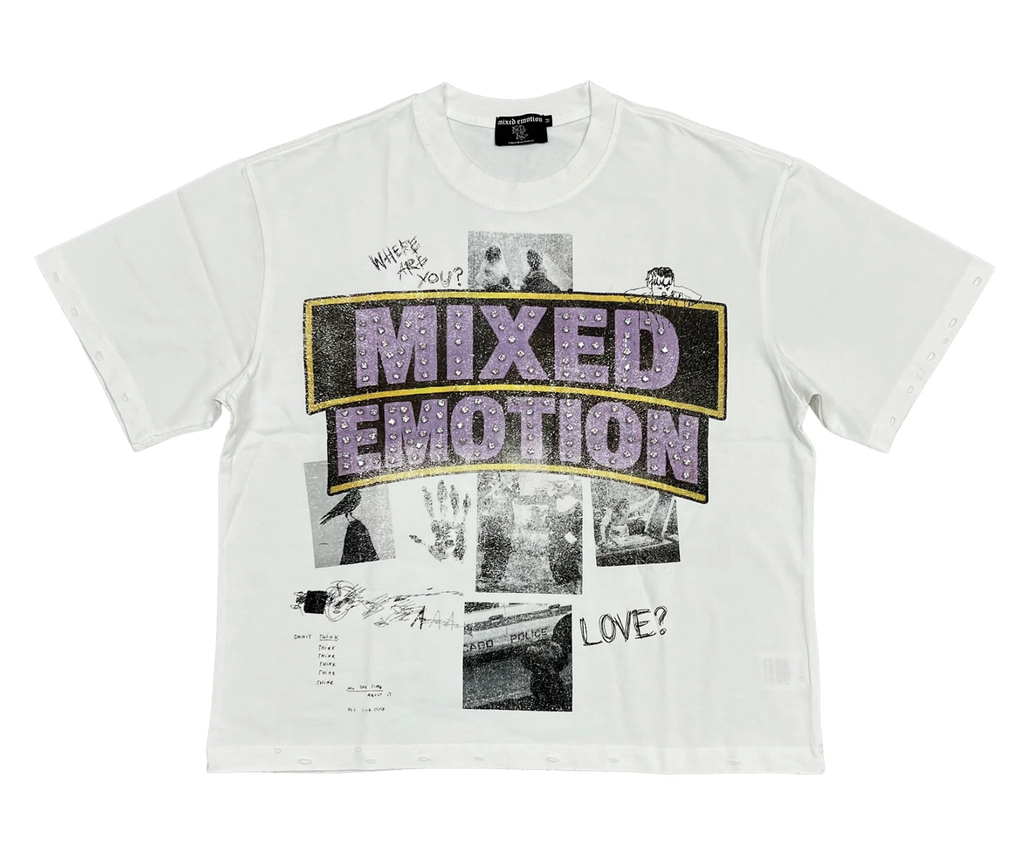 M.E  'Lost Identity' T-Shirt- White