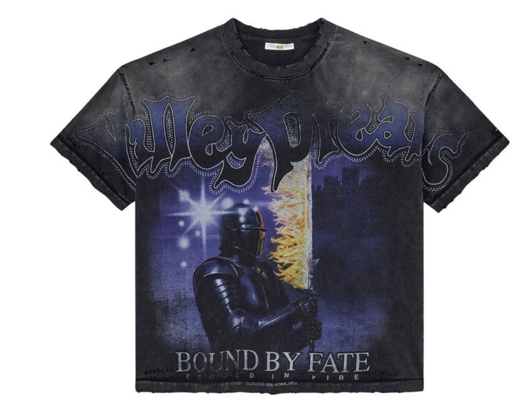 Vale 'Bound By Fate' T-Shirt- Black Wash