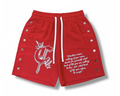 Concept 'Freedom' Nylon Shorts- Red
