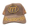 Hudson 'Diamond 777' Suede Trucker Hat- Brown