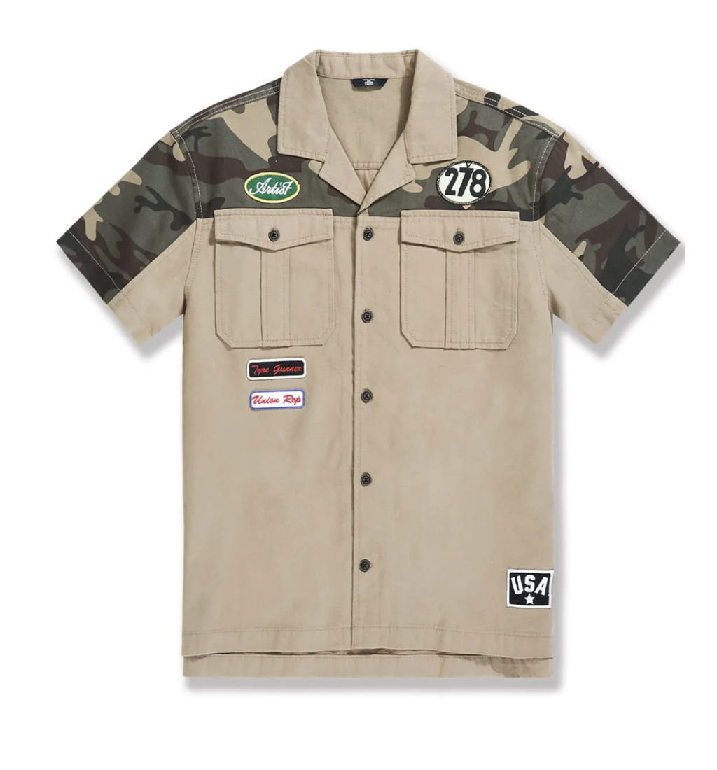 JC 'Local Dealer' Camo Shirt- Woodland