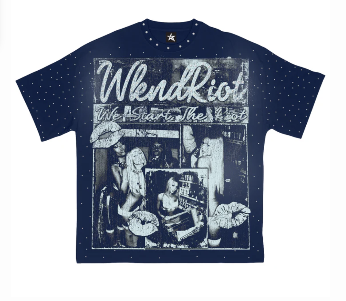 WKND 'Born A Star' T-Shirt- Blue