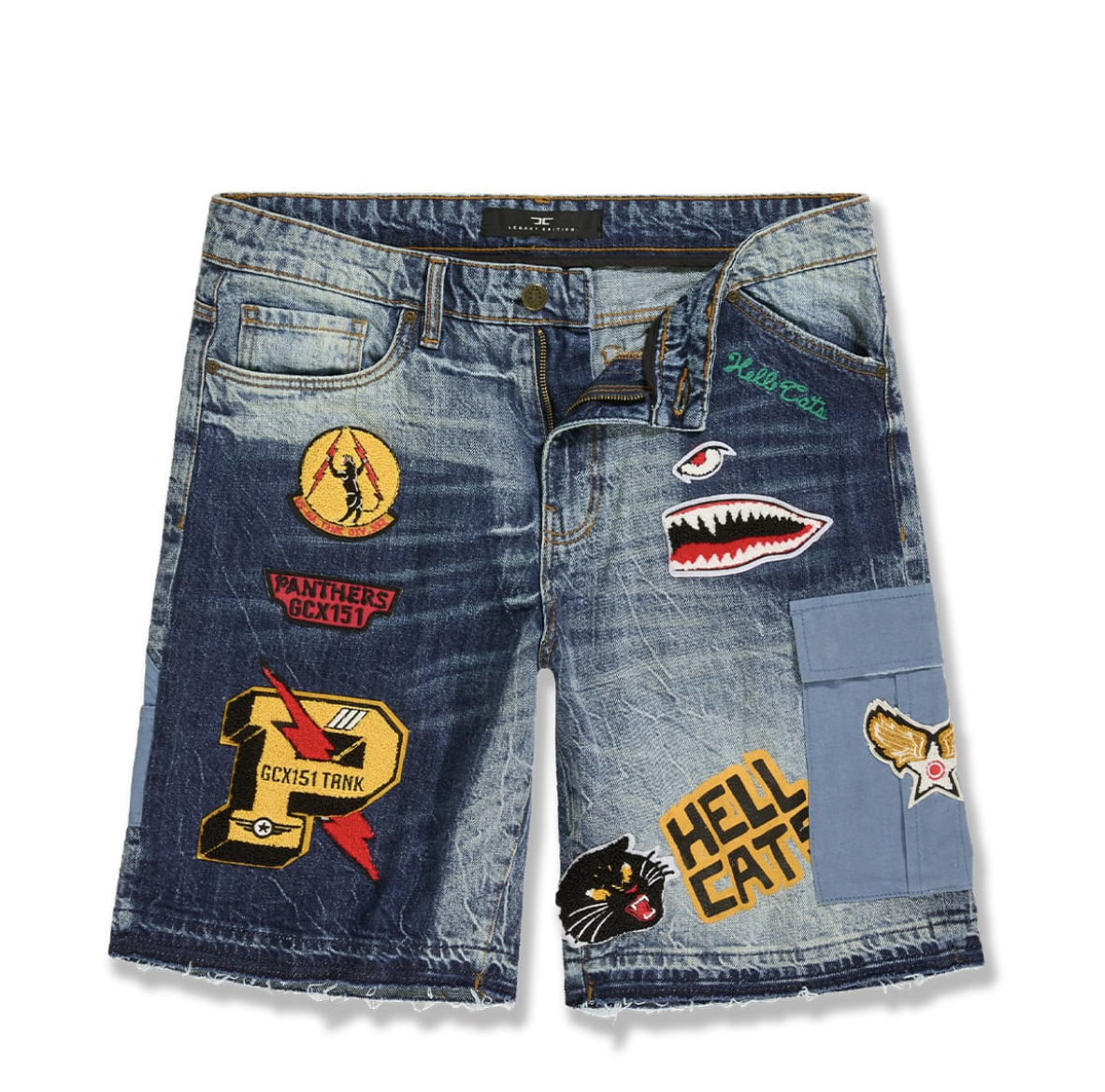JC 'Hell Cats' Diary Shorts- Lager