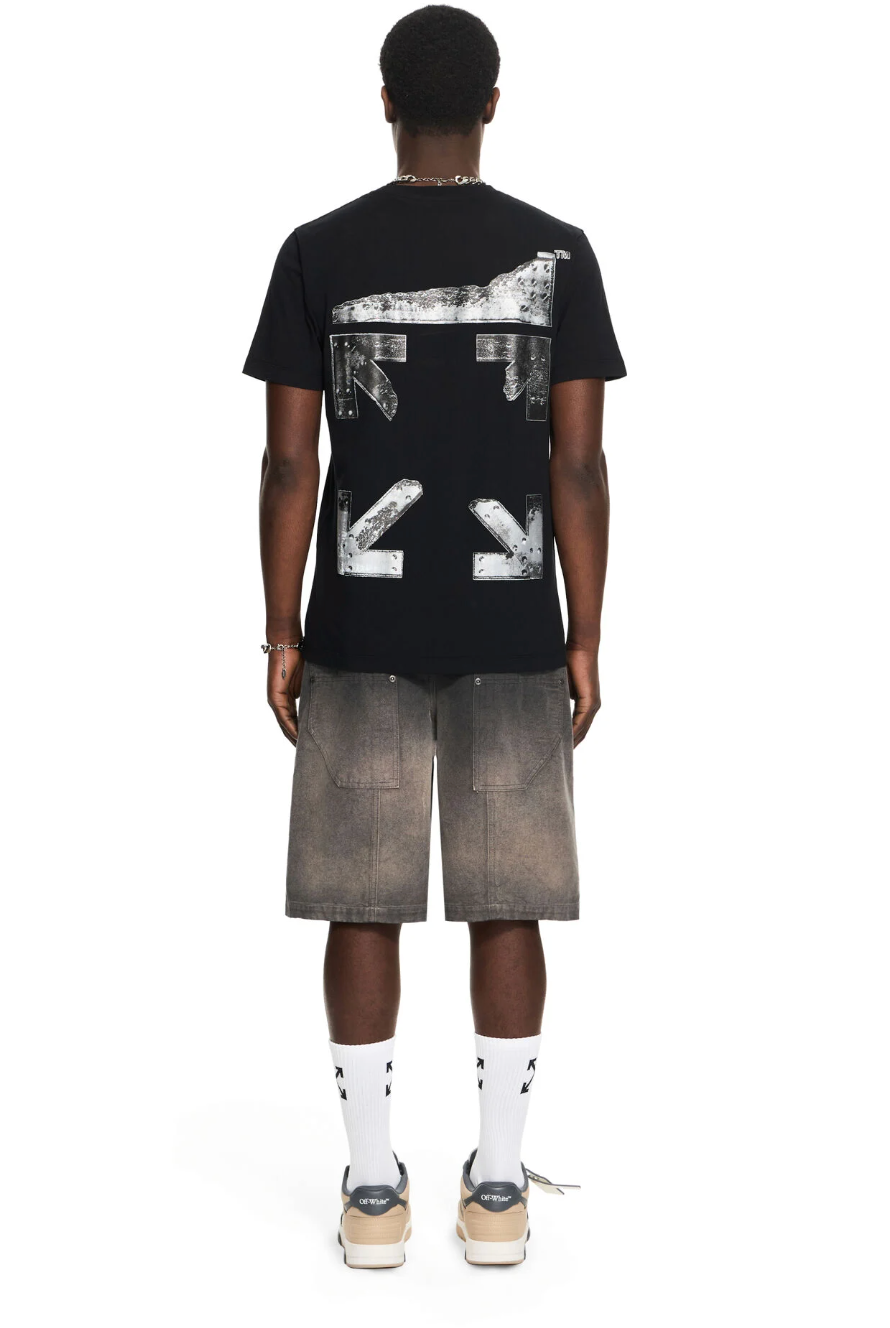 Off-White 'Metal Arrow' Slim T-Shirt- Black