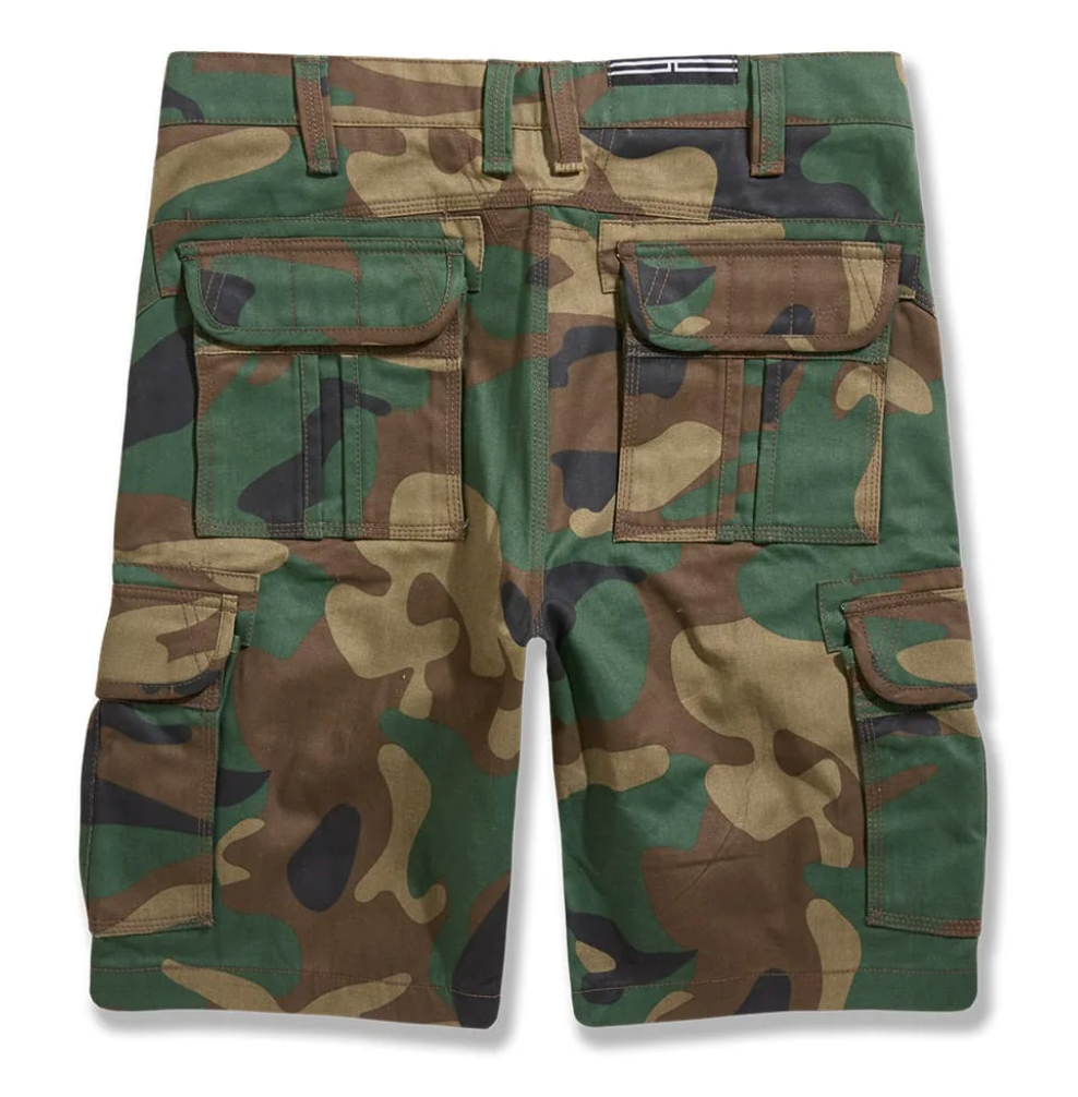 JC Camo Cargo Shorts- Classic Woodland
