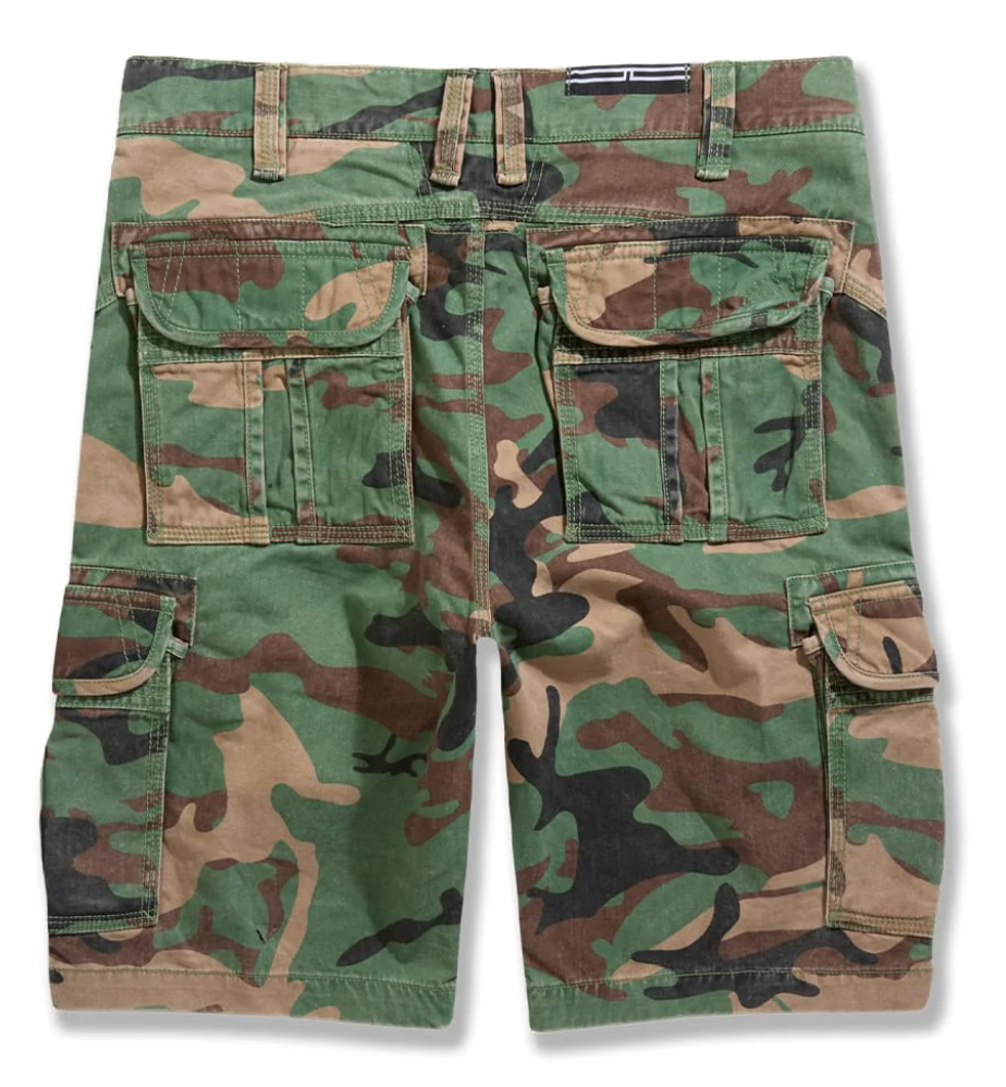 JC Camo Cargo Shorts- Vintage Camo