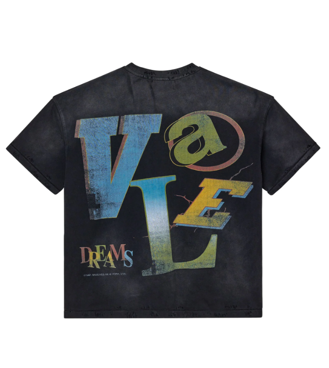 Vale 'Forever Leonard Bogo' T-Shirt- Black Wash