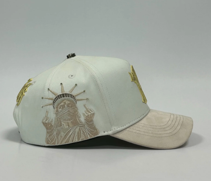 Caps'Fans 'New York FCK' Hat- Beige/Tan