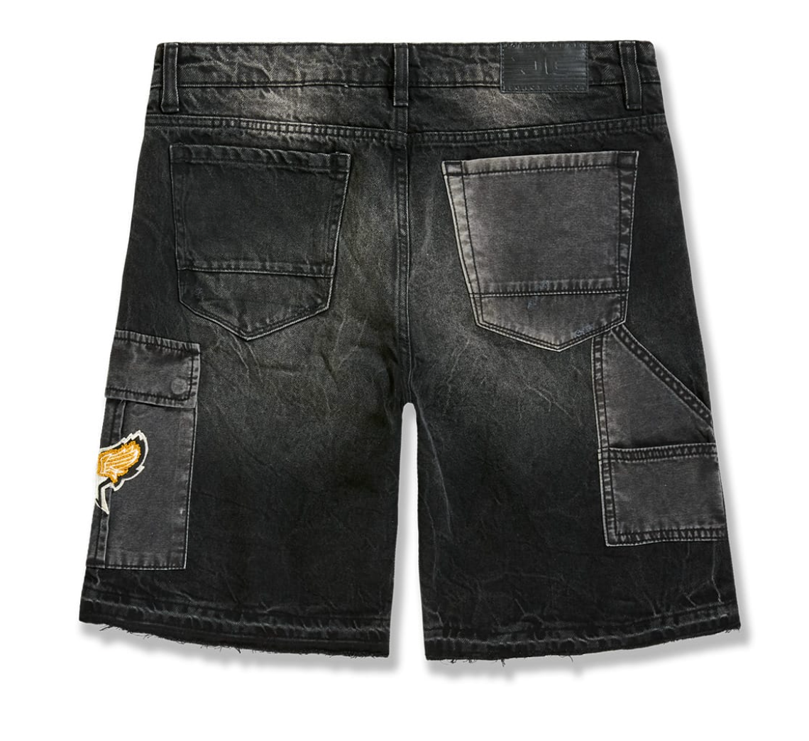 JC 'Hell Cats' Diary Shorts- Vintage Black