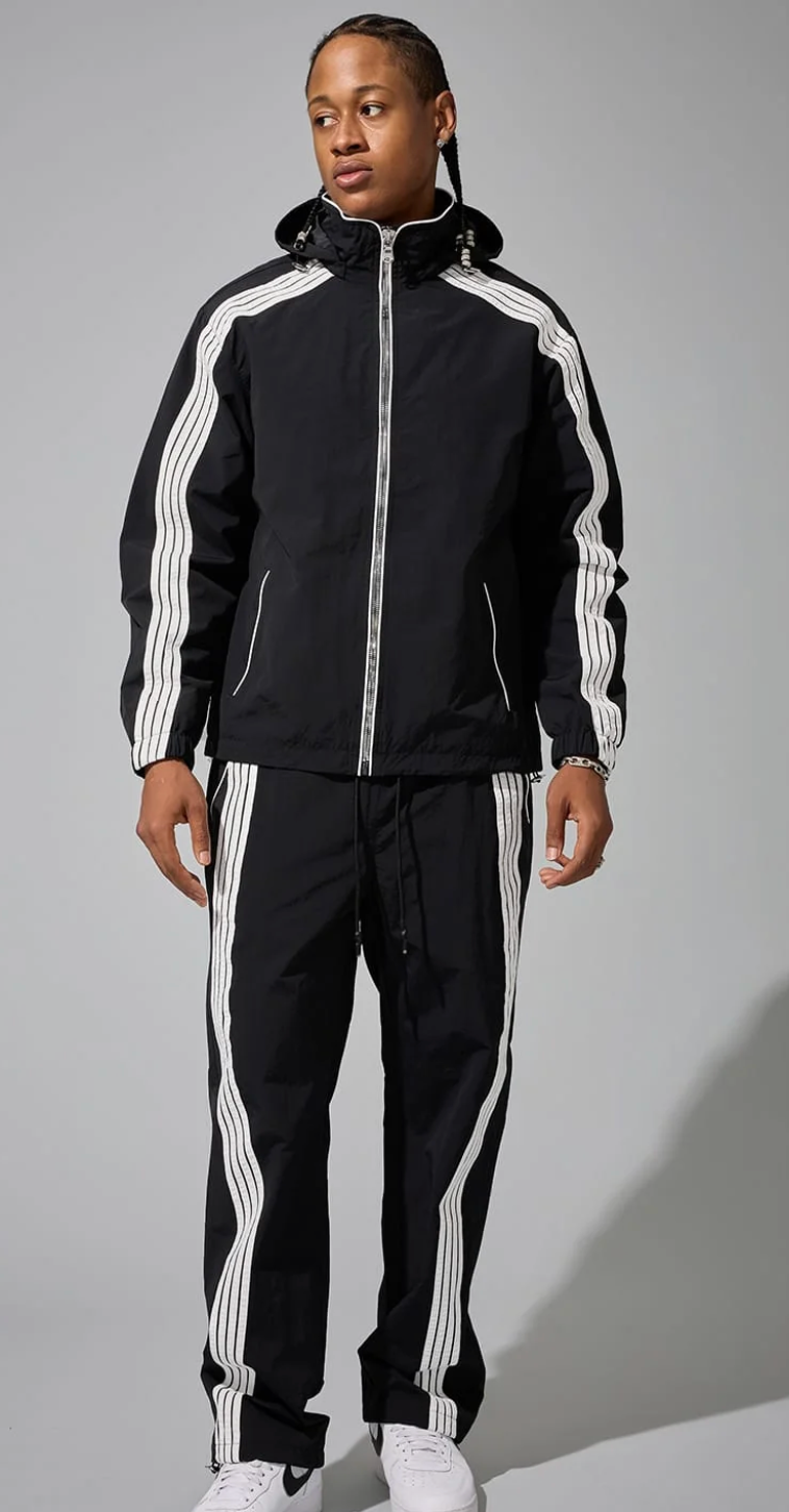 JC 'Beautiful Game' Track Jacket- Black